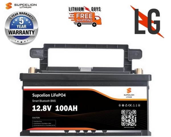 Supcelion 12.8V 100Ah  LiFePo4 with Bluetooth Smart BMS Lithium Battery- FREE SHIPPING - SCD12V100Ah - Image 9