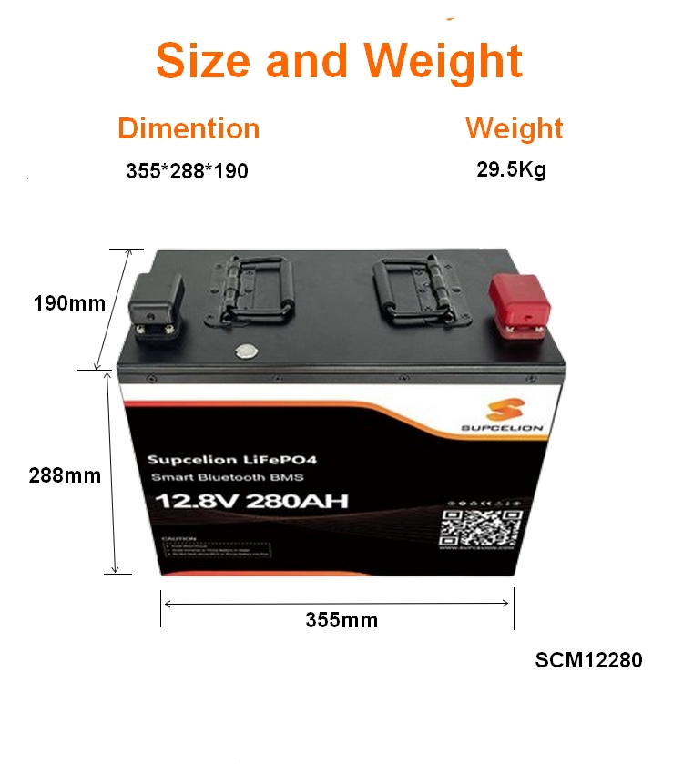 SCM12V 280Ah