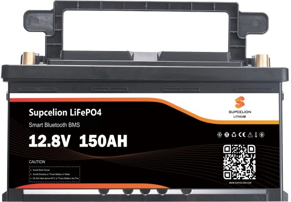 Supcelion 12.8V 150Ah  LiFePO4 with Bluetooth Smart BMS Lithium Battery-FREE SHIPPING - SCD12V150Ah - Image 2